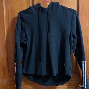 Adidas Cropped Hoodie w/ Drawstring